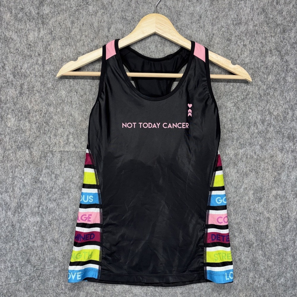 COEUR Triathlon Tank Top Shirt Women's Small Sleeveless Train Run Cycling Cancer